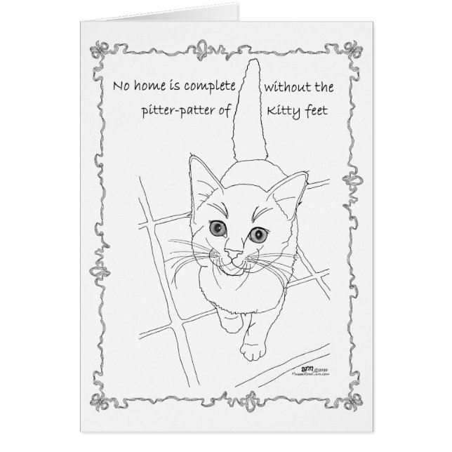 Little Kitty Feet Cards (Front)