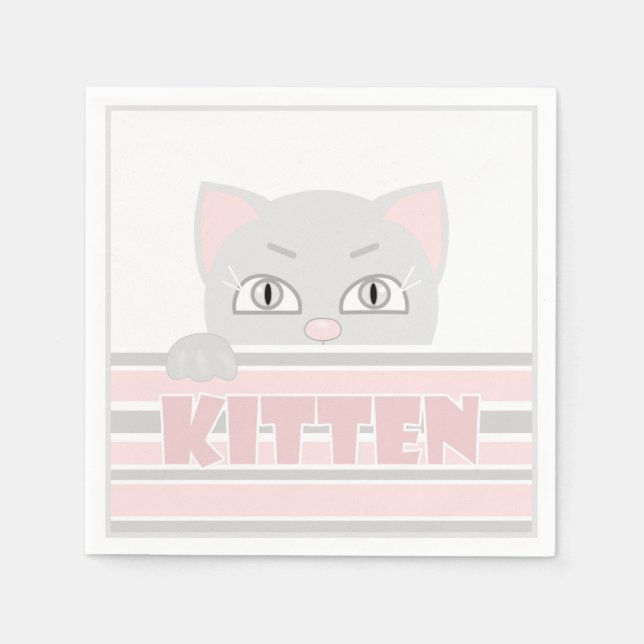 Little kitty napkins (Front)