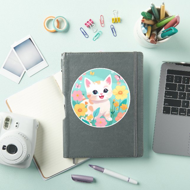 Little Kitty Sticker (iPad Cover)