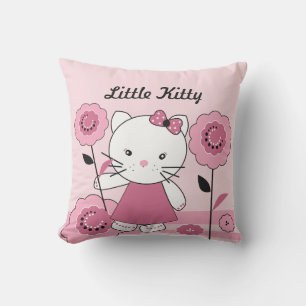 Little Kitty Throw Pillow