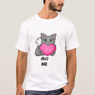 Little kitty with a heart T-Shirt