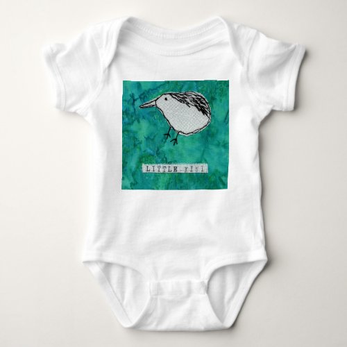 Little kiwi _ a gift for a little new zealander baby bodysuit