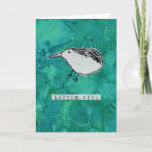 Little kiwi, new baby  thank you card