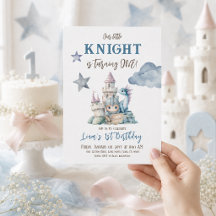 Little Knight Dragon Fairytale Boy 1st Birthday