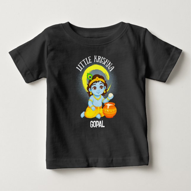 Little Krishna Baby T-Shirt (Front)