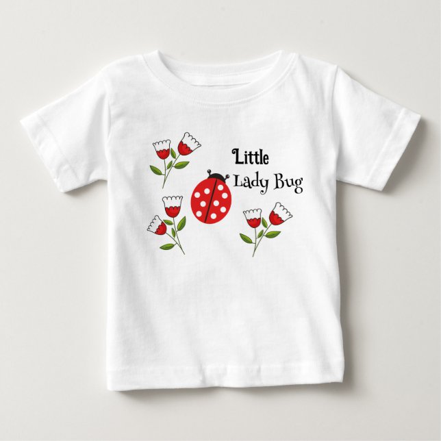 Little Lady Bug Baby T-Shirt (Front)