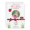Little Lady Bug Birthday Invitation