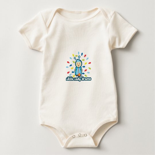 Little Lady Drama Summer Style Baby Bodysuit