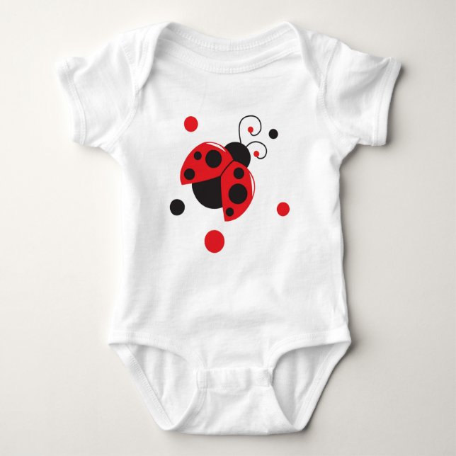 Little Lady Ladybug baby Bodysuit (Front)