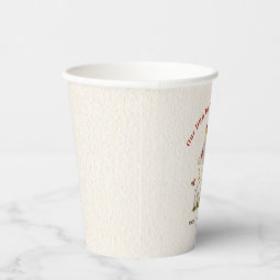 Little Lady Ladybug Mushroom Flowers Baby Shower Paper Cups | Zazzle