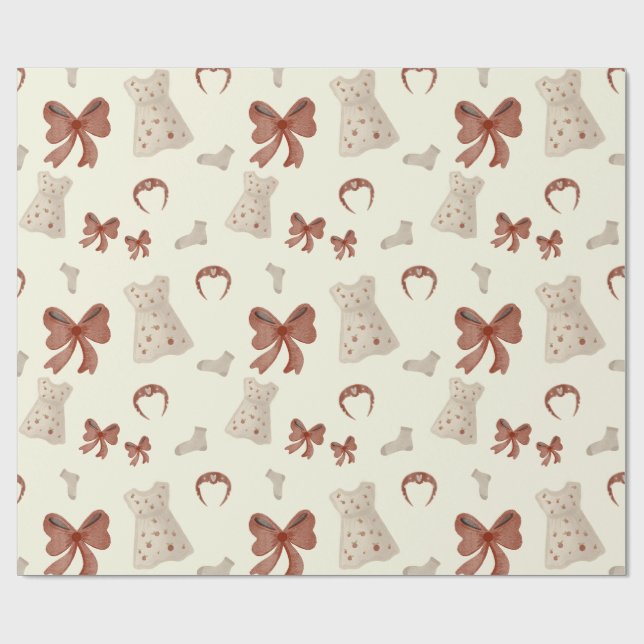 Little Lady Wrapping Paper (Flat)