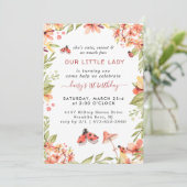 Little Ladybug | Birthday Party Invitation (Standing Front)