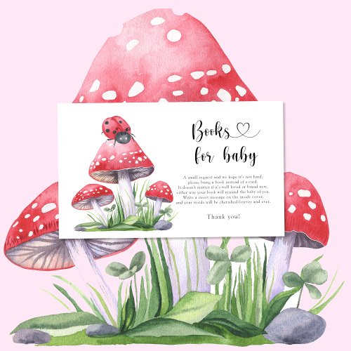 Little ladybug _ books for baby enclosure card