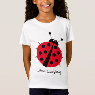Little Ladybug cute cartoon fun red girly kids T-Shirt