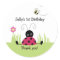 Little Ladybug Favor Sticker Baby Shower Birthday