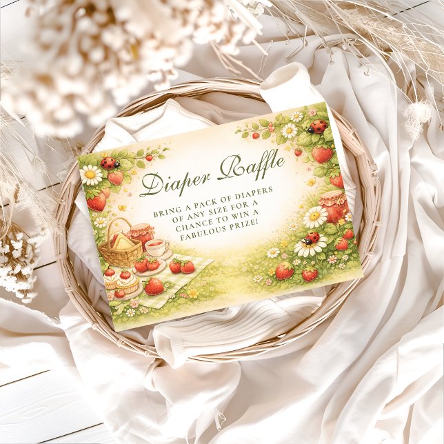 Little Ladybug Garden Diapper Raffle Enclosure Card (Creator Uploaded)