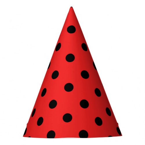 Little Ladybug Girl Birthday Party Hat