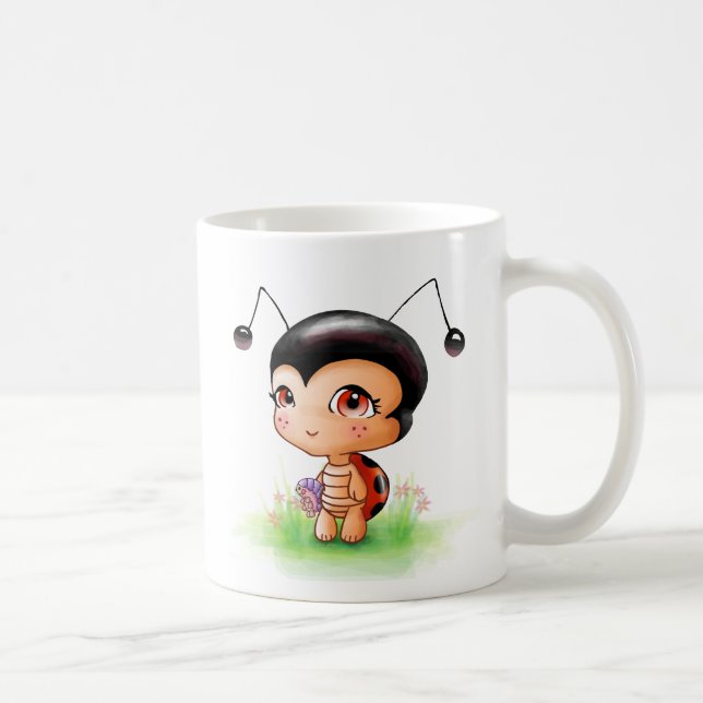 Little Ladybug Girl Mug (Right)