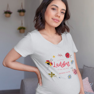 Little Ladybug Mommy To Be T-Shirt