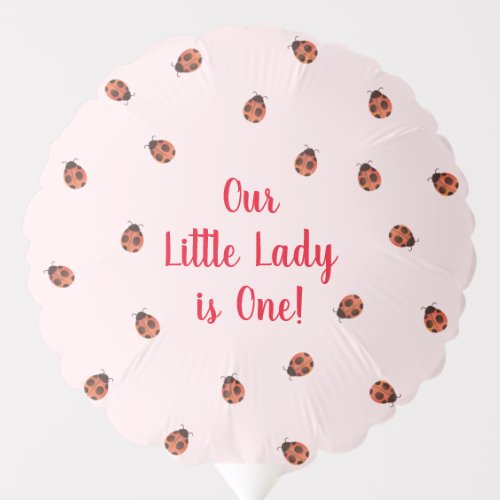 Little Ladybug Party Balloons