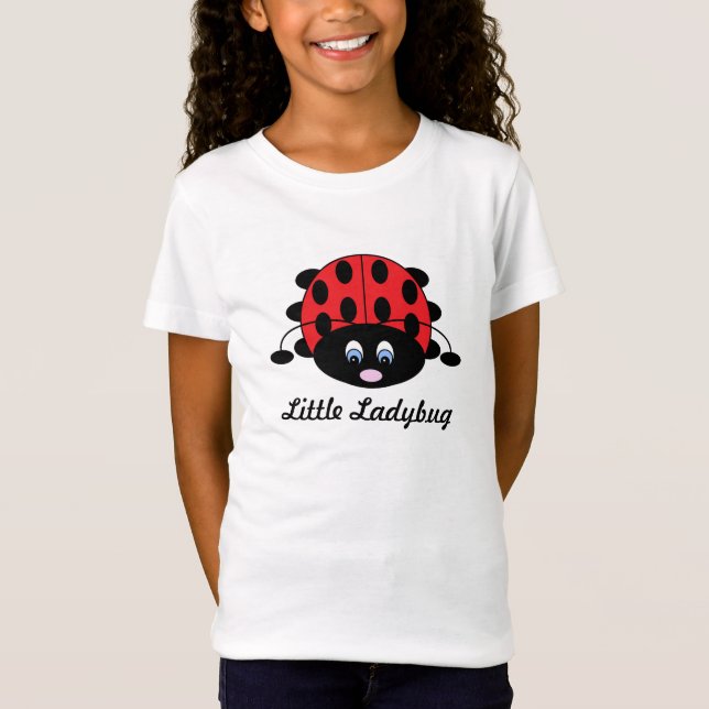 Little Ladybug Shirt for Girls (Front)