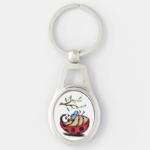 Little Ladybug with Phone Keychain Gift