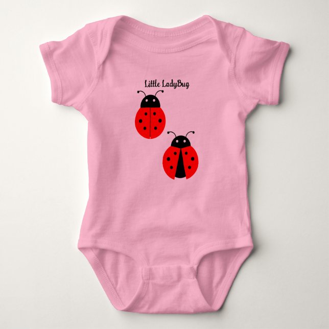 Little Ladybugs Baby Bodysuit (Front)