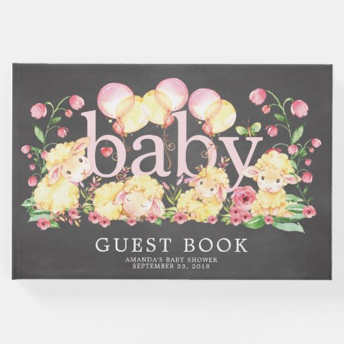 Little Lamb Baby Shower Guest Book