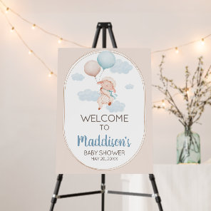 Little Lamb Baby Shower Welcome Sign
