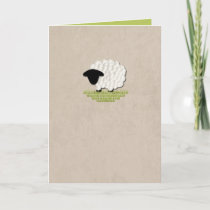 Little Lamb Blank Note Card (5 Color Options)