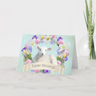 Little Lamb Easter Greeting Card