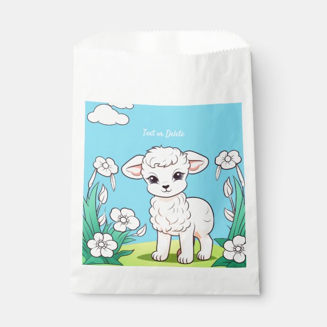 Little Lamb Favor Bags (Front)