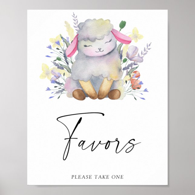 Little lamb - Favors Poster (Front)
