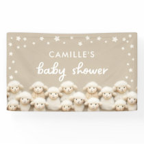 Little Lamb Gender Neutral Baby Shower Banner