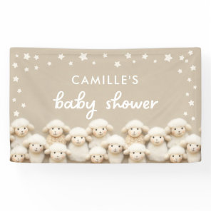 Little Lamb Gender Neutral Baby Shower Banner