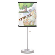 Little Lamb in Field Table Lamp