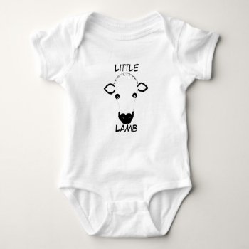Little Lamb Infants Clothing Baby Bodysuit by artistjandavies at Zazzle