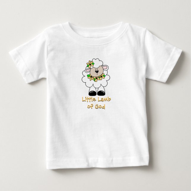 Little Lamb of God Baby T-Shirt (Front)