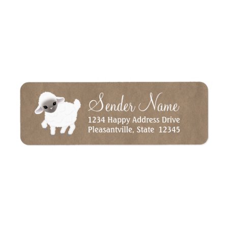 Little Lamb Return Address Labels
