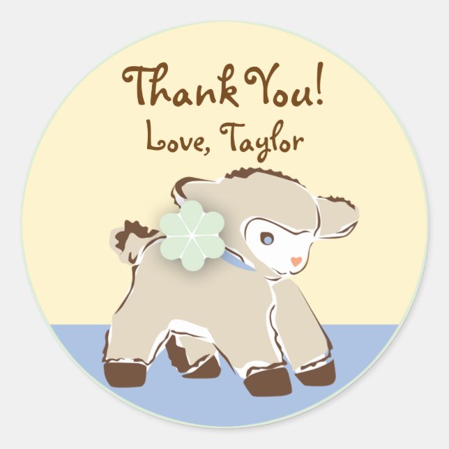 Little Lamb Sticker (Front)