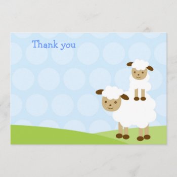 Little Lamb Thank You Cards by Petit_Prints at Zazzle