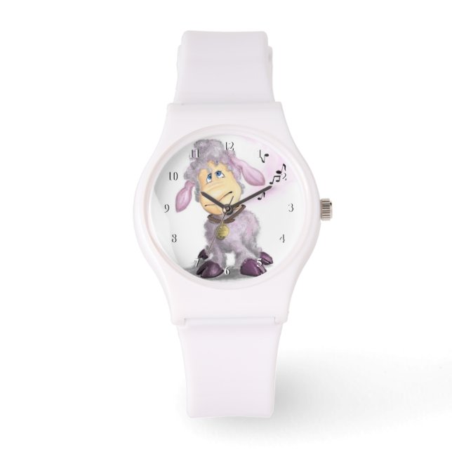 Little Lamb with Bell - Cute Watch (Front)