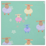 Little lambs nursery fabric