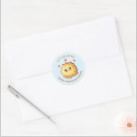 Little Latke Hanukkah Baby Shower  Classic Round Sticker<br><div class="desc">Hanukkah Baby Shower for the new parents to be. Features a cute latke baby. Great for a girl or boy baby to be! All wording can be changed. To make more changes go to Personalize this template. On the bottom you’ll see “Want to customize this design even further? Click on...</div>