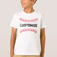 Little League Personalized T-Shirt - 10 / Light Pink