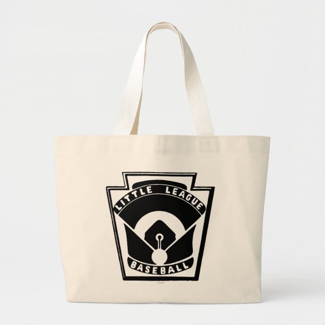 Little League Baseball Large Tote Bag (Front)