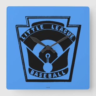 Little League Baseball Square Wall Clock