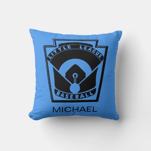 Little League Baseball Throw Pillow