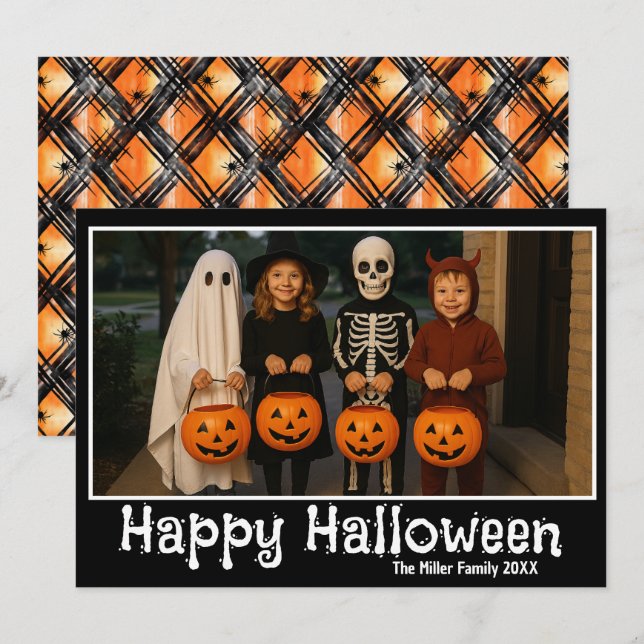 Little Legends of Halloween Night Holiday Card (Front/Back)