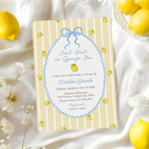 Little Lemon Can't Wait to Squeeze You Baby Shower